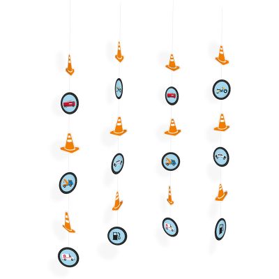 On The Road String Decorations (pack quantity 4)