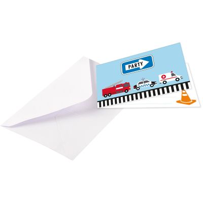 On The Road Invitations (pack quantity 8)