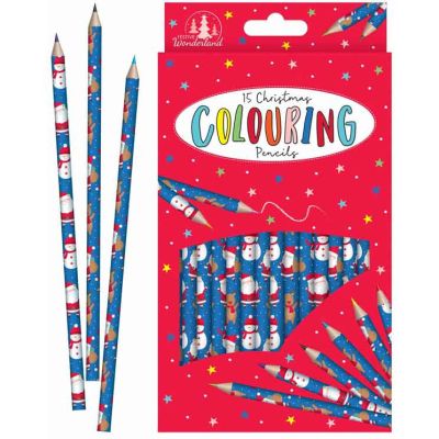 Christmas 15 Colouring Pencils