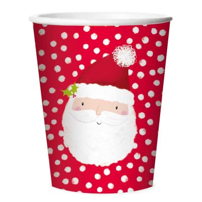Cute Christmas Paper Cups (pack quantity 8)