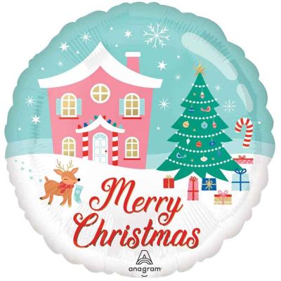 18 Inch Nostalgic Christmas Wonderland Foil Balloon