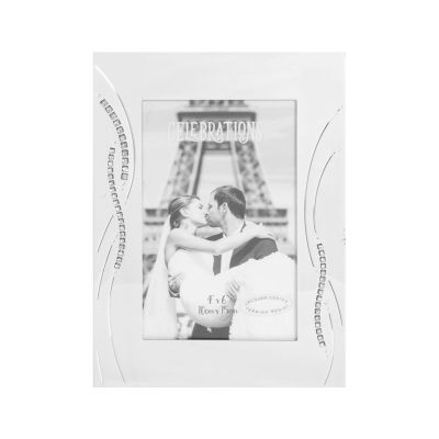 4x6 Inch Silver Plated Wedding Photo Frame