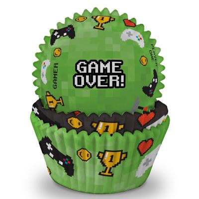 Gaming Party Cupcake Cases (pack quantity 75)