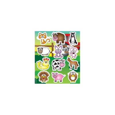 12pc Farm Stickers 120s