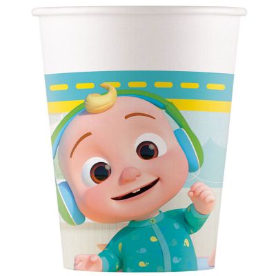 200ml Cocomelon Paper Cups (pack quantity 8)
