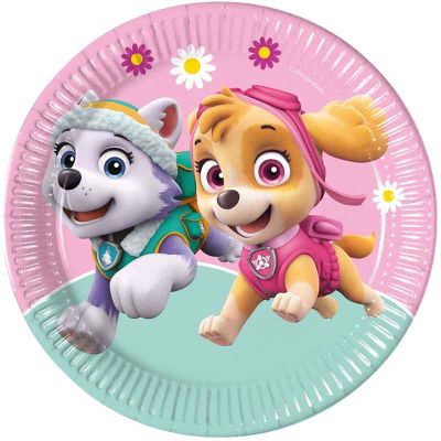 23cm Paw Patrol Plates (pack quantity 8)