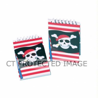  Pirate Notebooks (pack quantity 12) 