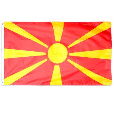 5x3ft North Macedonia Flag
