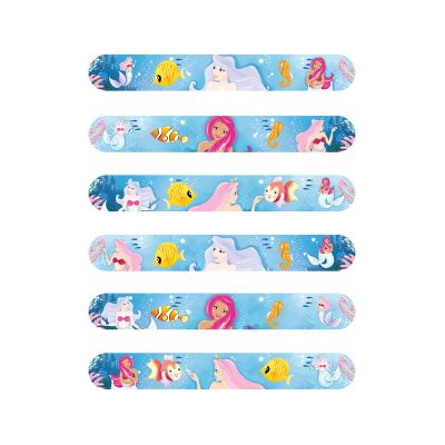 6assorted Mermaid Snap Bracelet 120s