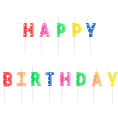 13pc Happy Birthday Pick Birthday Candles