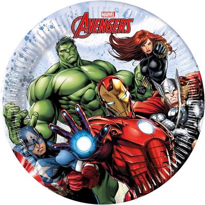 20cm Avengers Infinity Stones Plates (pack quantity 8)