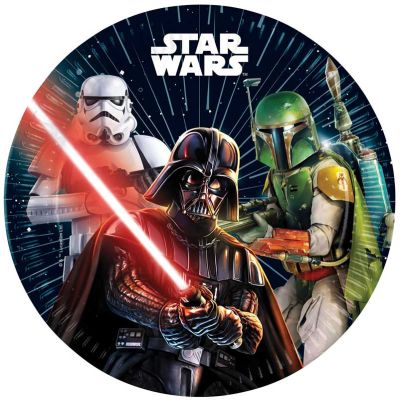 23cm Star Wars Galaxy Plates (pack quantity 8)