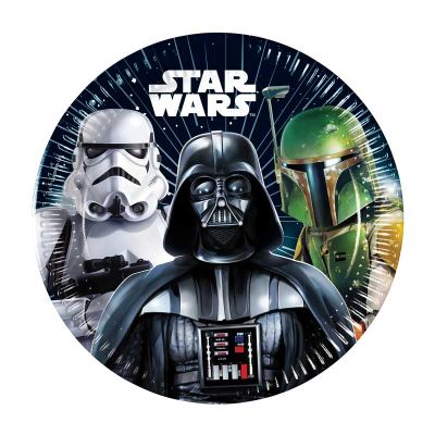20cm Star Wars Galaxy Plates (pack quantity 8)