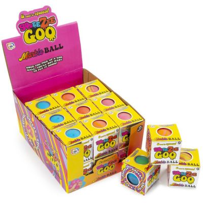 3assorted Squeezy Goo Marble Ball 24s