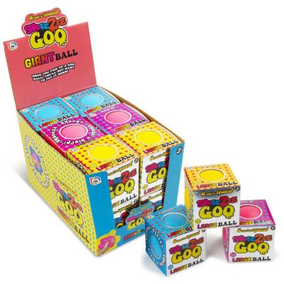 3assorted Squeezy Goo Giant Ball 12s