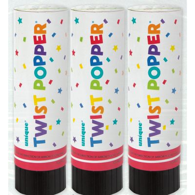 4 Inch Twist Poppers (pack quantity 3)