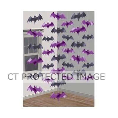  Bat String Decoration (pack quantity 6) 