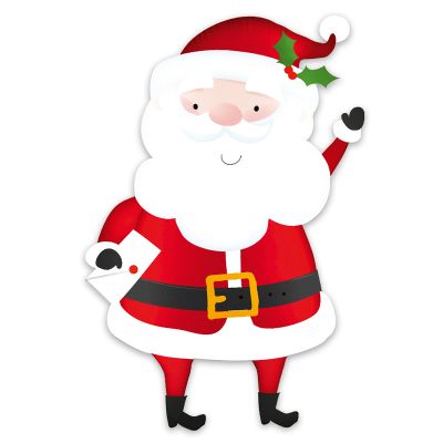 Standing Santa Foil Balloon