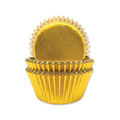 Gold Foil Cupcake Cases (pack quantity 45)