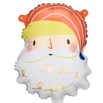 14 Inch Santa Head Air Fill Foil Balloon (pack quantity 5)