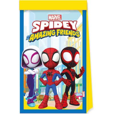 Spidey And Friends Paper Bags (pack quantity 4)