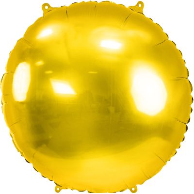 24 Inch Gold Mirror Round Foil Balloon