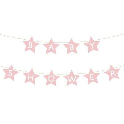 Light Pink Baby Shower Banner