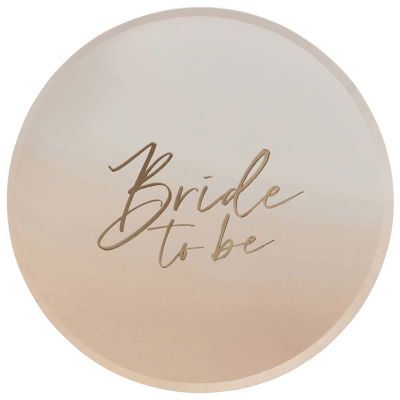 Bride To Be Paper Plates (pack quantity 8)