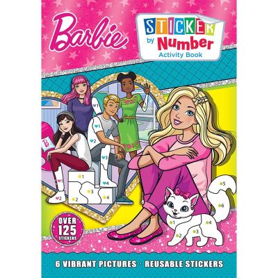 Barbie Sticker By Number Book