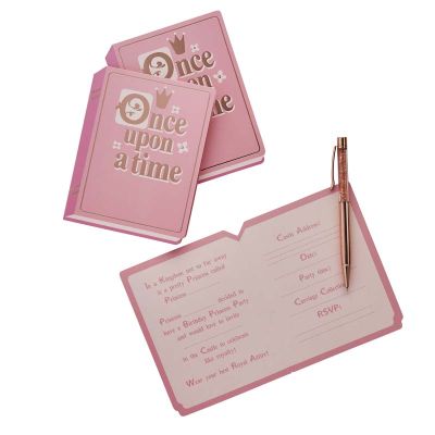 Once Upon A Time Book Invitations (pack quantity 10)