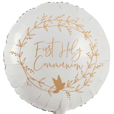 22 Inch First Holy Communion Foil Balloon
