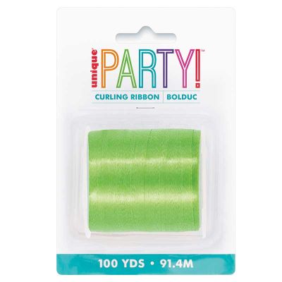100yds Lime Green Curling Ribbon
