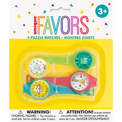 Puzzle Watches (pack quantity 4)