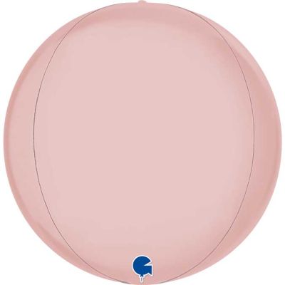 15 Inch Satin Pastel Pink 4d Globe