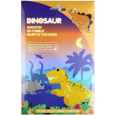 Dinosaur Magic Colour Scratch Set 18s