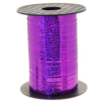 5mmx250m Purple Holographic Curling Ribbon