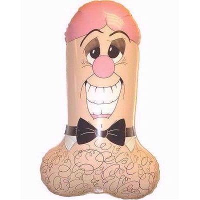 Mr Willy Shape Jumbo Foil Balloon