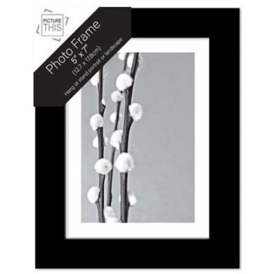 5x7 Inch Black Photo Frame