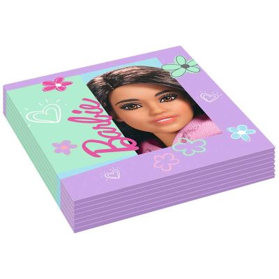 Barbie Sweet Life Lunch Napkins (pack quantity 16)