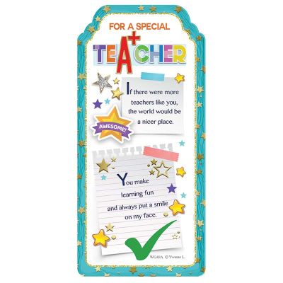 Word Gallery Special Teacher Ceramic Plaque