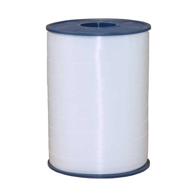 10mm X 250m Pure White Poly Ribbon