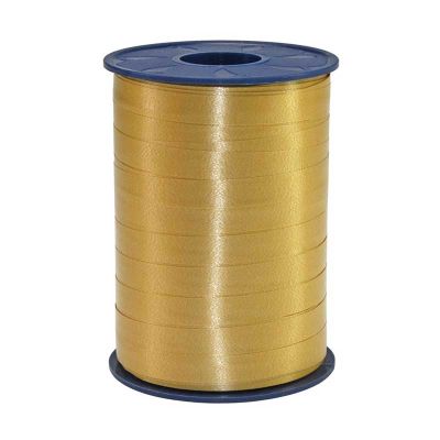 10mm X 250m Gold Poly Ribbon