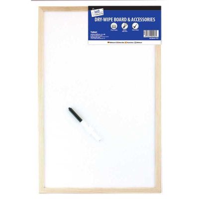 400x600mm Dry Wipe Board Pine Frame