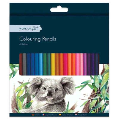 48pc Coloured Artist Pencils