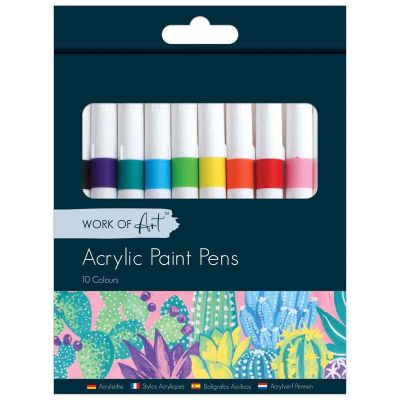 10pc Acrylic Pens
