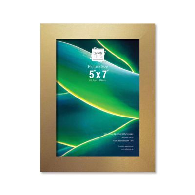 5x7 Inch Gold Basic Photo Frame
