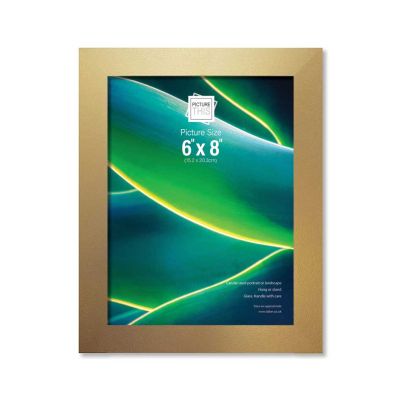 6x8 Inch Gold Basic Photo Frame