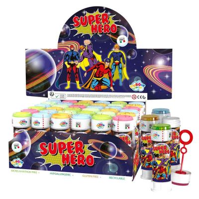 60ml Super Hero Bubble Tubs
