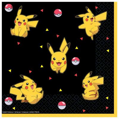 Pokemon Paper Napkins (pack quantity 16)