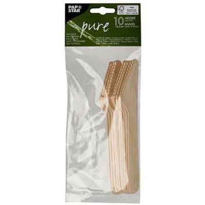 Wooden Knives (pack quantity 10)